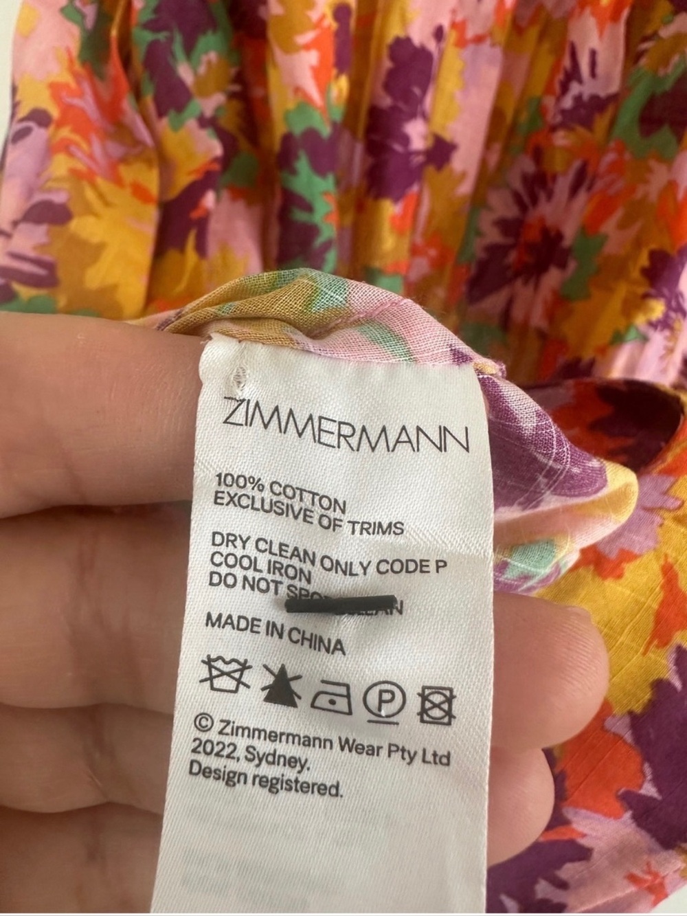 ZIMMERMANN Ruched floral print cotton voile mini - Picture 11 of 11